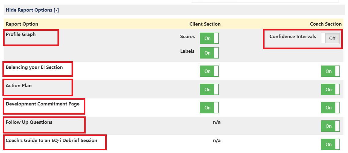 Customizing the Workplace Report